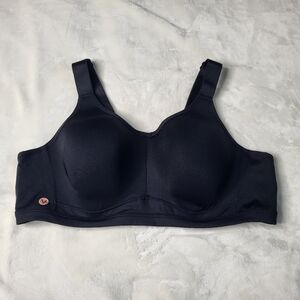 44B Livi High Impact Sports Bra with Underwire. Black